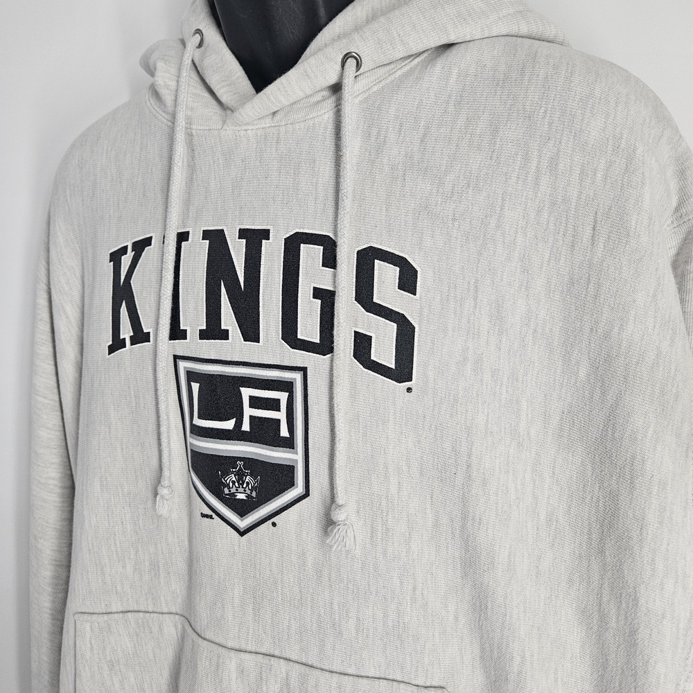 Los Angeles Kings Champion Reverse Weave Pullover Hoodie Gray Men's Size‎ XL